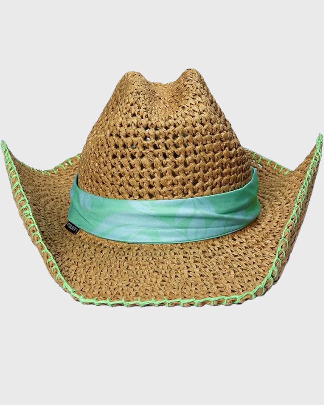 Roxy Crushin It Straw Cowboy Hat Sun Hat for Women - Image 2