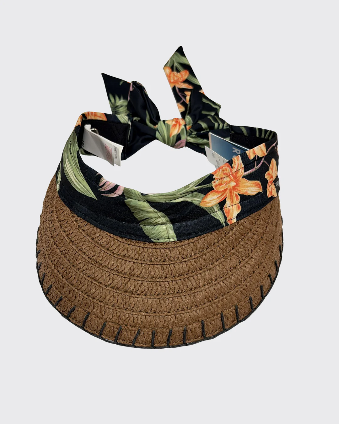 Roxy Lets Go Girls Straw Visor - Image 2