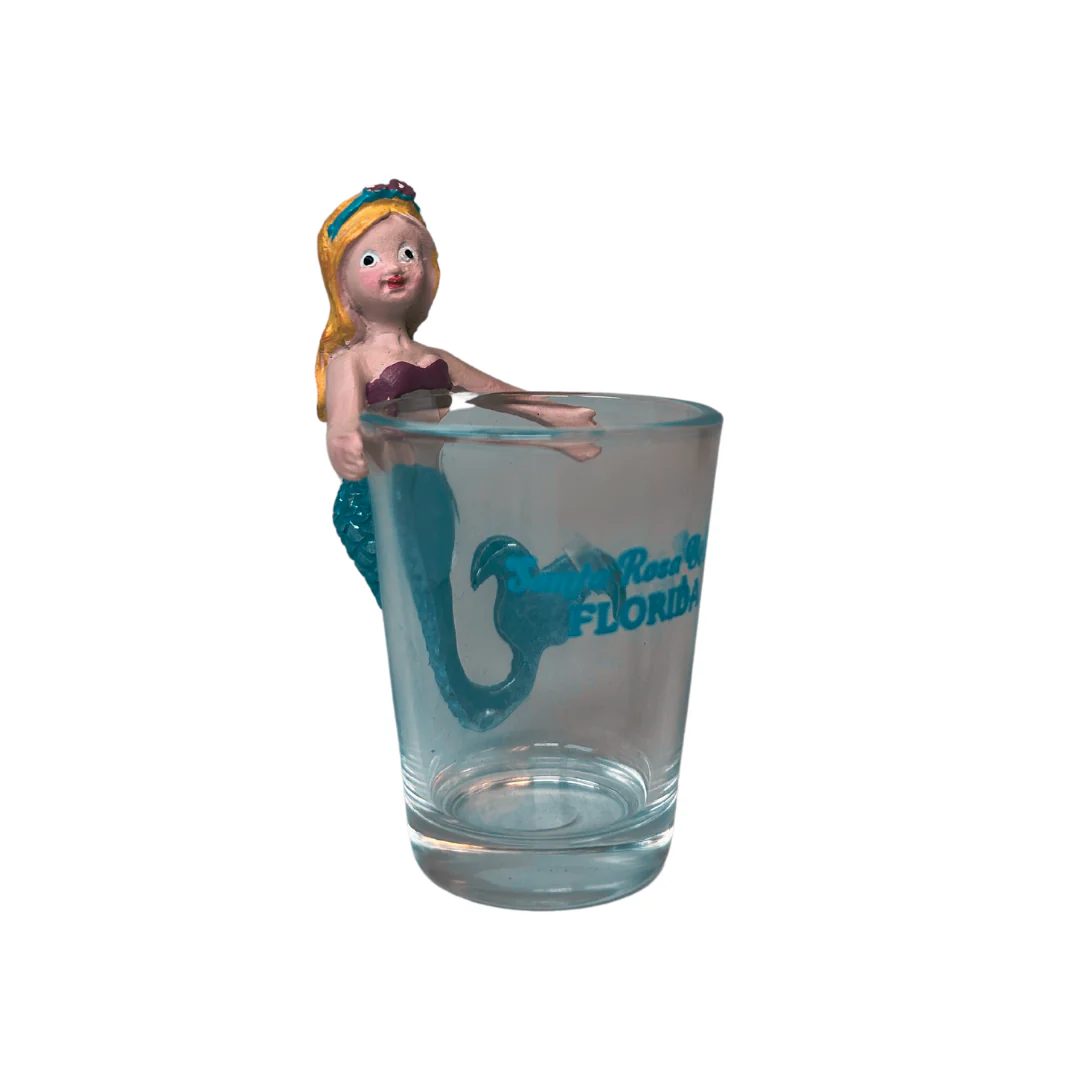 Santa Rosa Beach, Fl Mermaid Shot Glass - Image 2