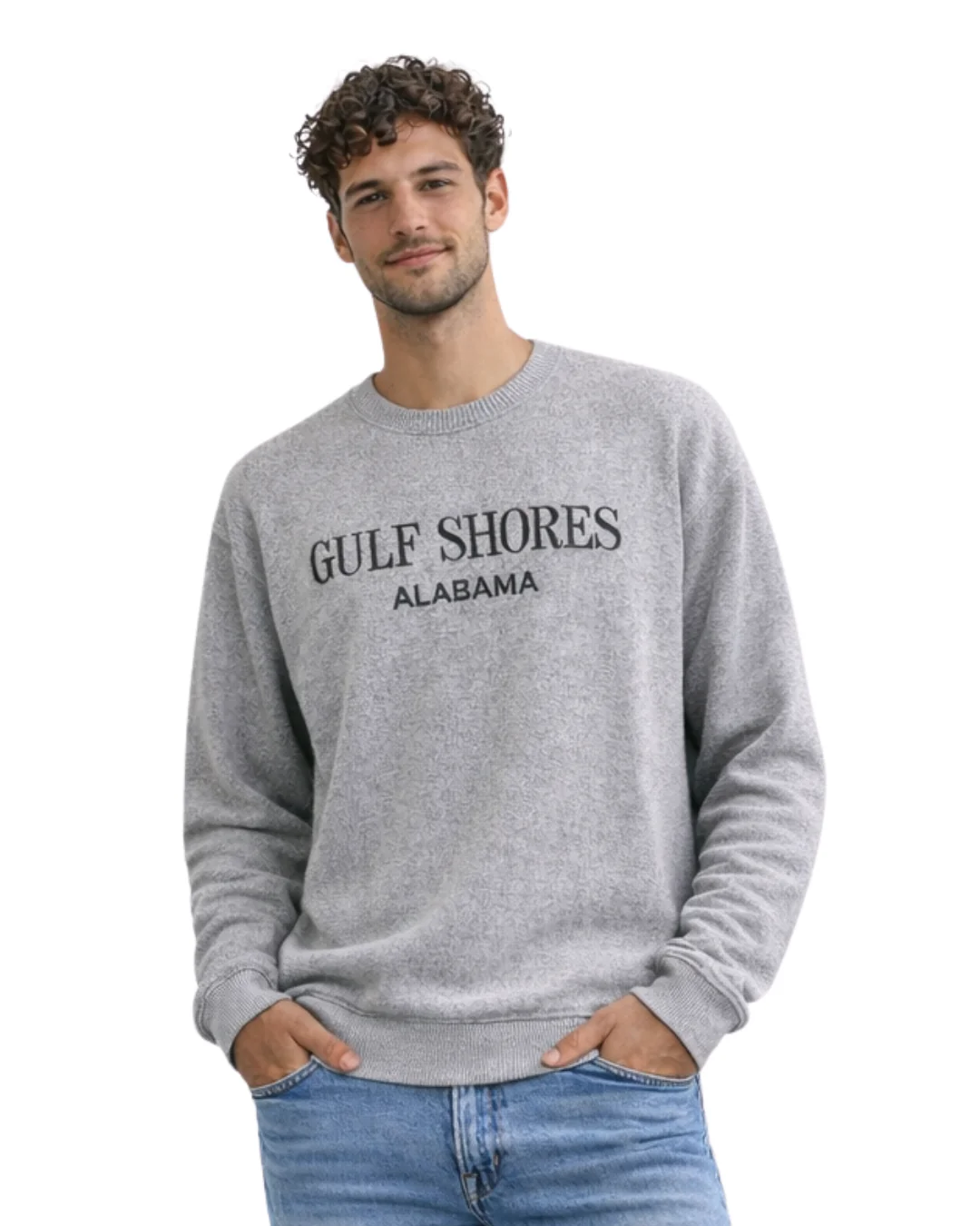 Gulf Shores, AL Nantucket Crewneck – Embroidered City Name Appliqué (Style AP267AI) - Image 6
