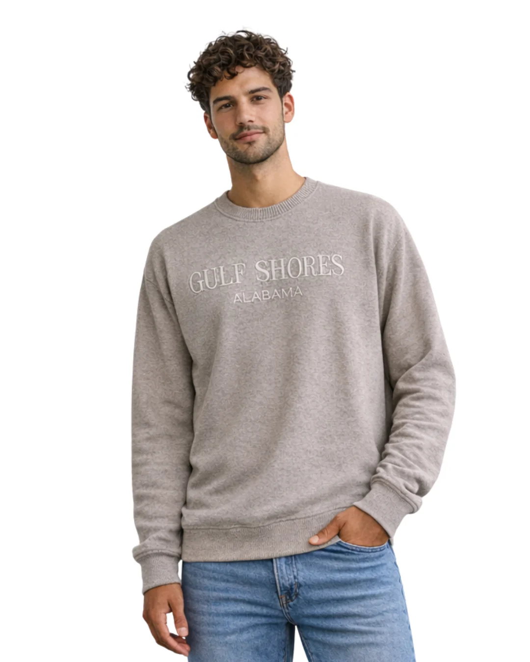 Gulf Shores, AL Nantucket Crewneck – Embroidered City Name Appliqué (Style AP267AI) - Image 8