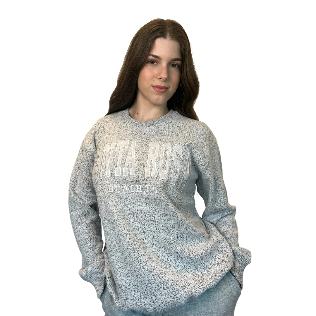 Santa Rosa, Fl Nantucket Crewneck W/ City Name Applique Style Ap267 - Image 4