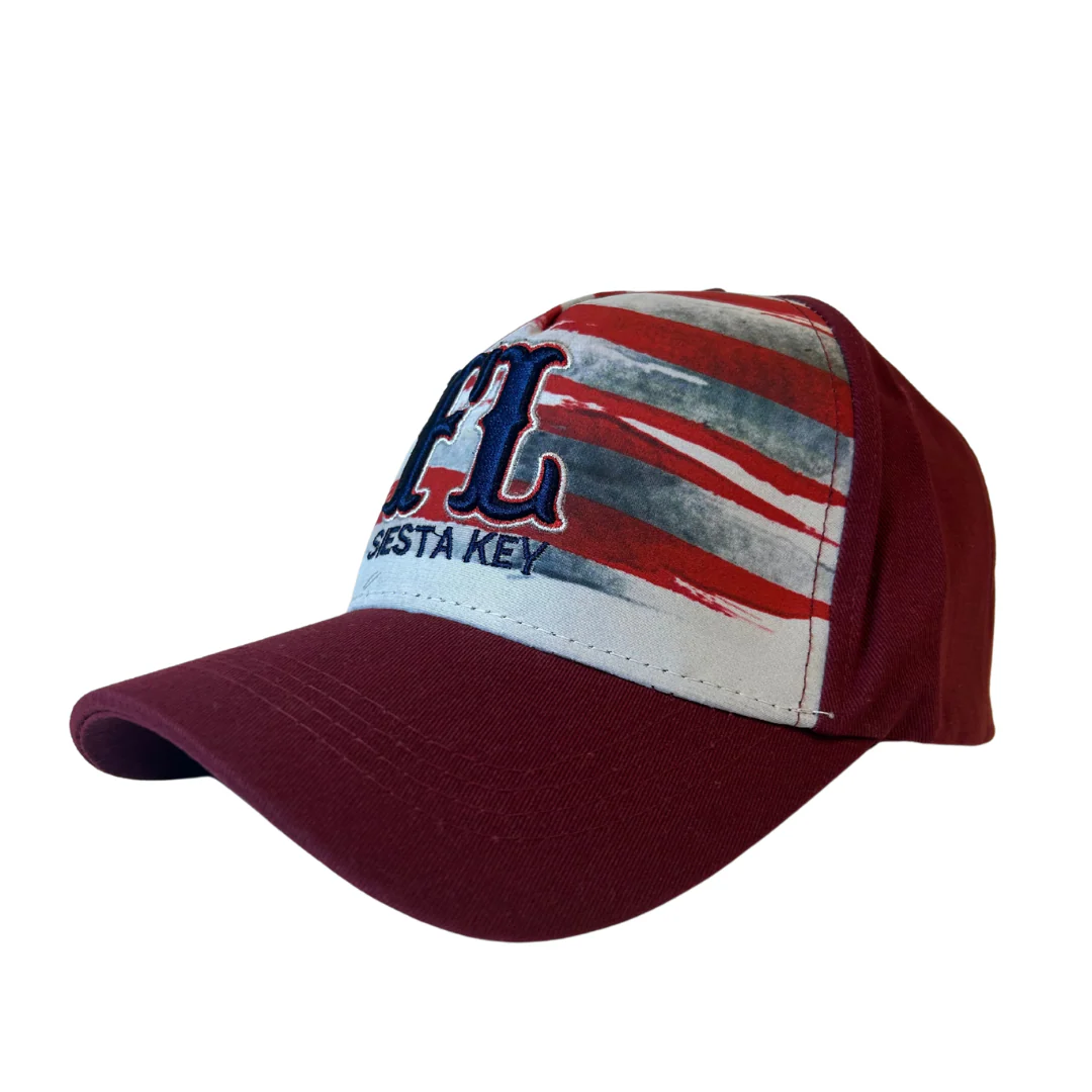 Siesta Key Fl Flag Desig Cap Adjustable Style CHB3144 - Image 4